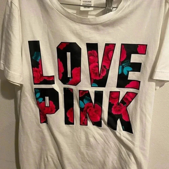 Pink Victoria’s Secret floral top‎ size Small - Picture 2 of 6